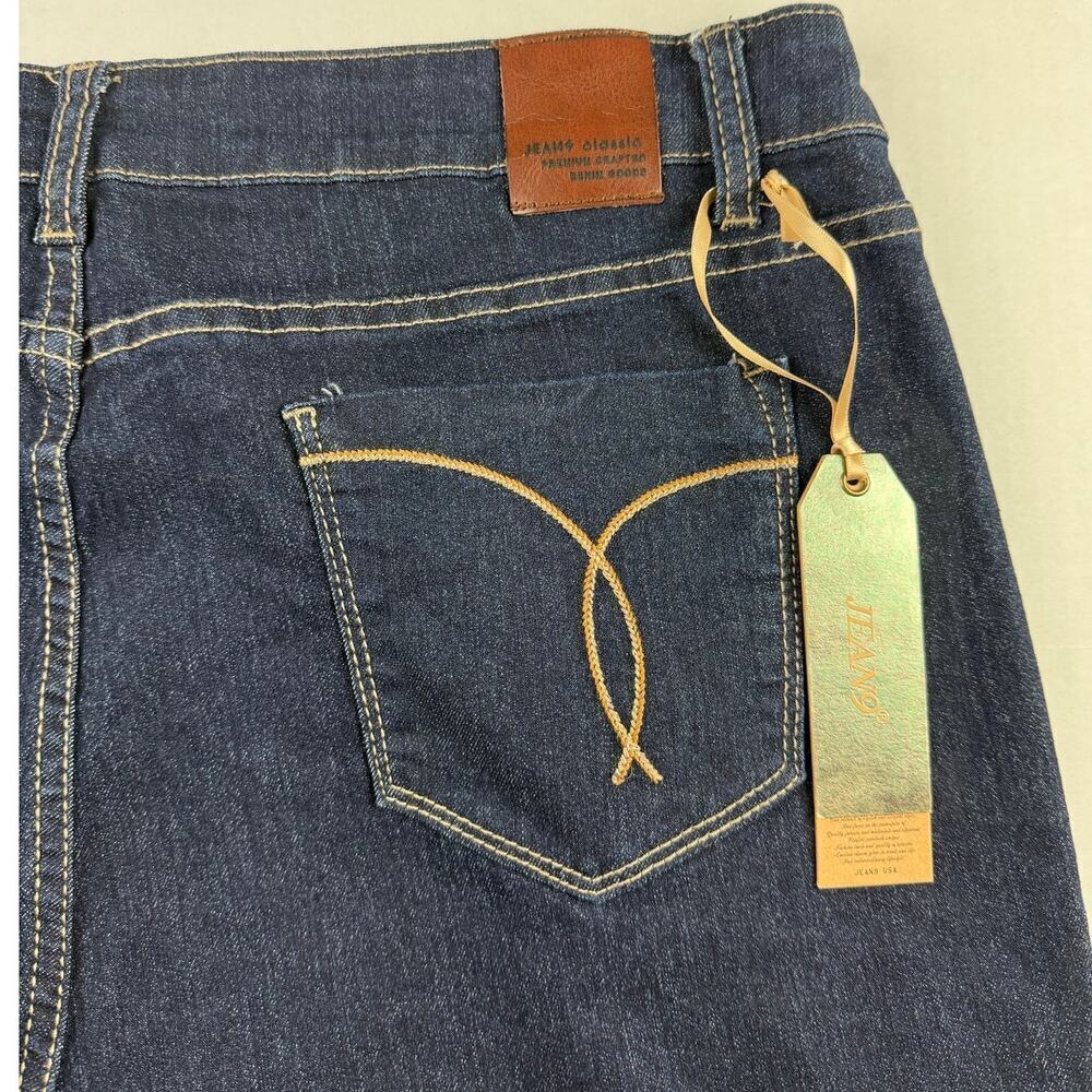 Jean9 Classic Premium Denim Blue Jeans - Plus Size 24 - Picture 4 of 8